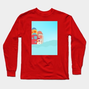 Vibrant Vacation City Long Sleeve T-Shirt